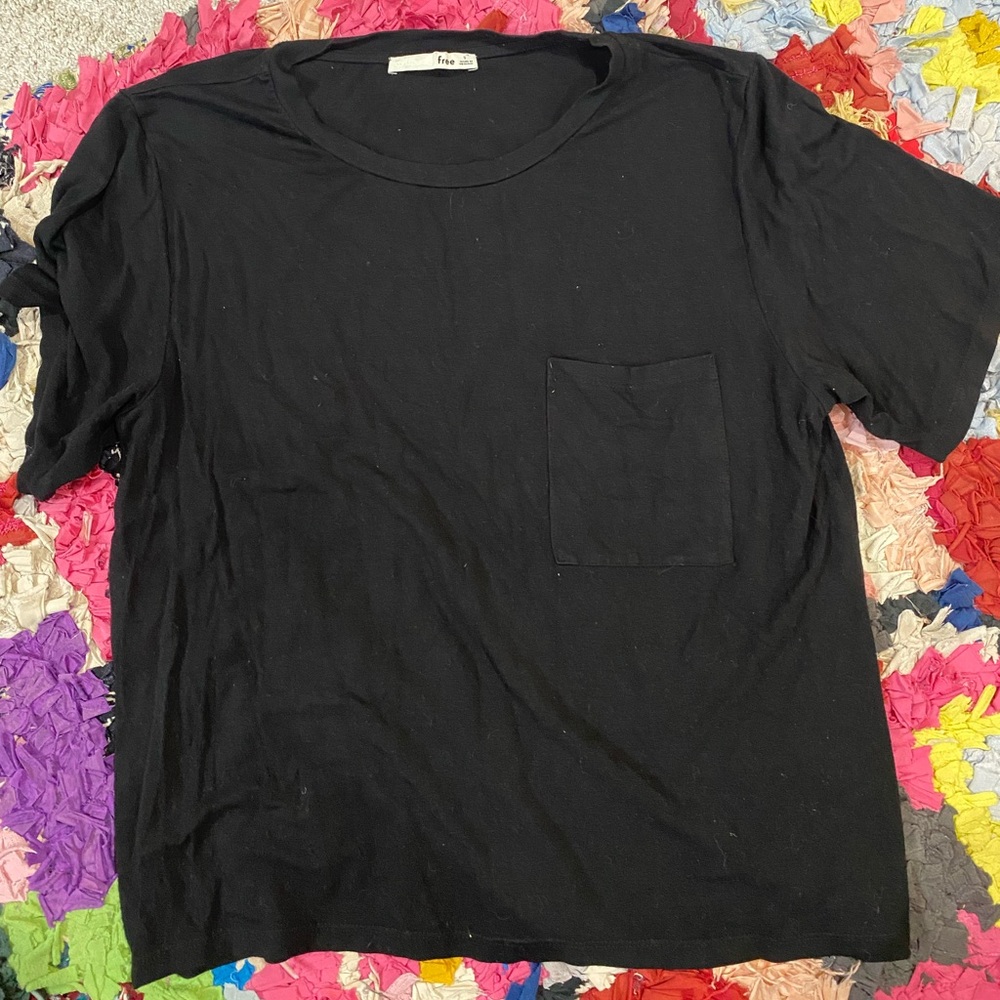 Aritzia Black Short Sleeve Tee